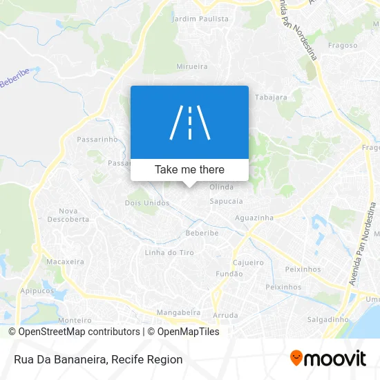 Rua Da Bananeira map