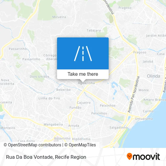 Rua Da Boa Vontade map