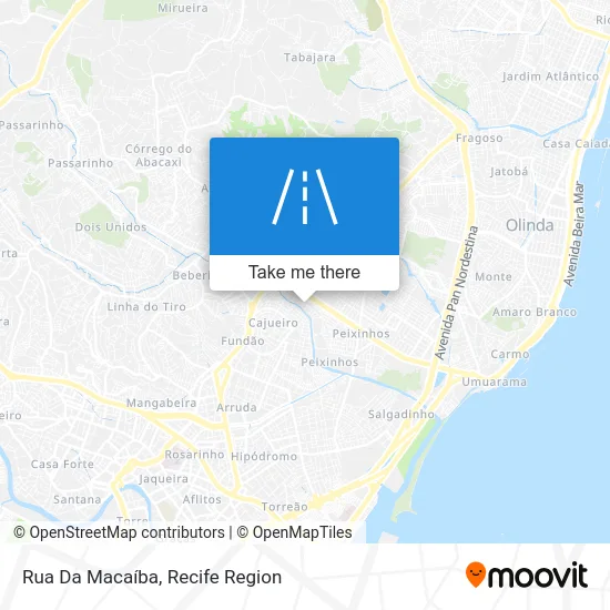 Rua Da Macaíba map