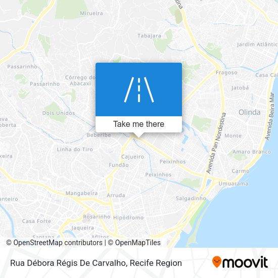 Rua Débora Régis De Carvalho map