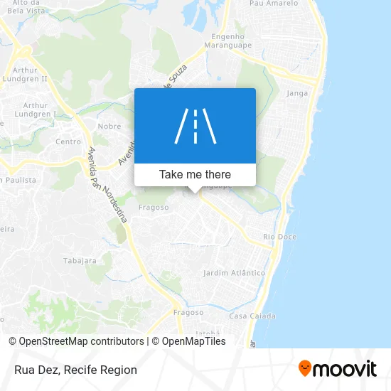 Rua Dez map