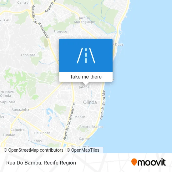 Rua Do Bambu map