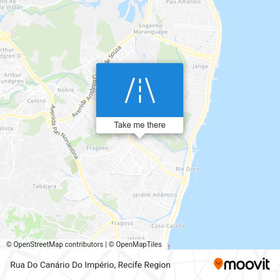 Rua Do Canário Do Império map