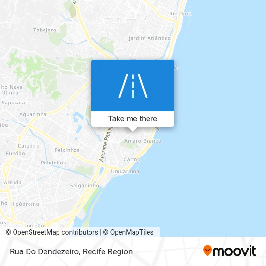 Rua Do Dendezeiro map