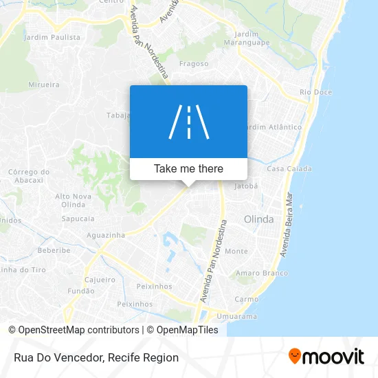 Rua Do Vencedor map