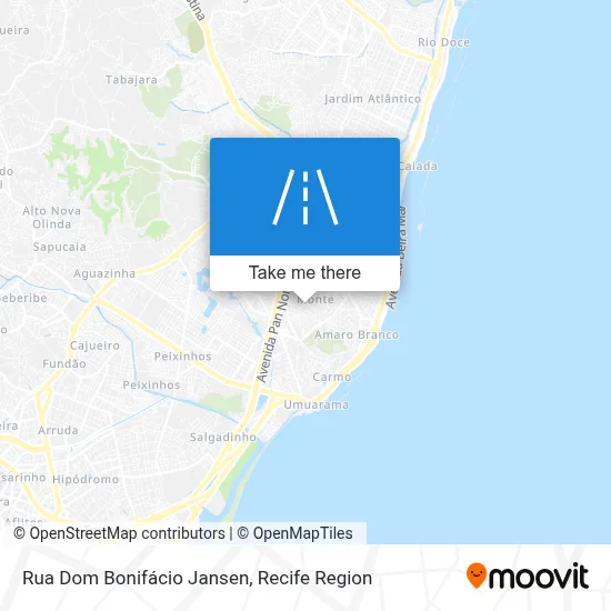 Rua Dom Bonifácio Jansen map