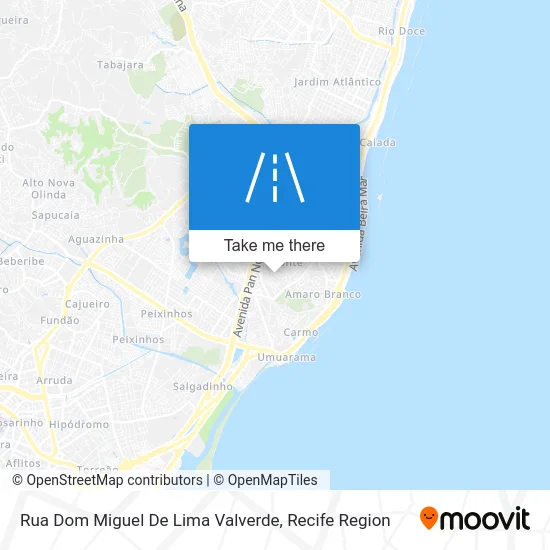Rua Dom Miguel De Lima Valverde map