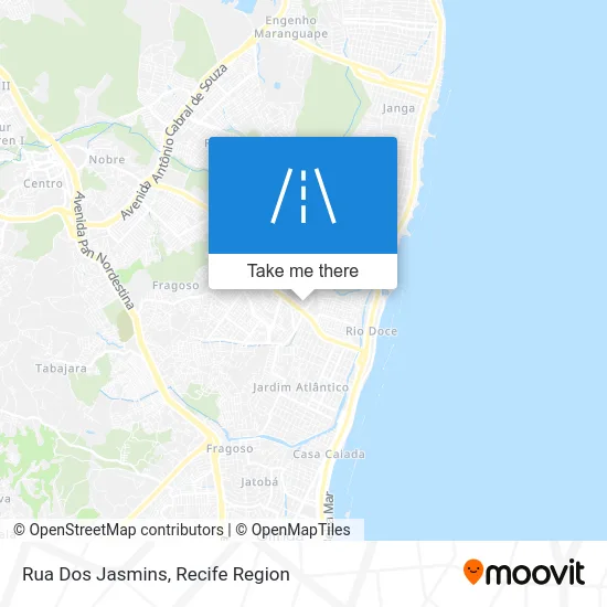 Rua Dos Jasmins map