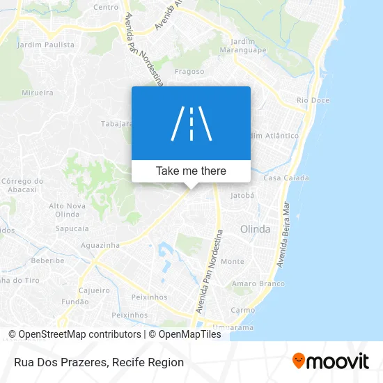Rua Dos Prazeres map