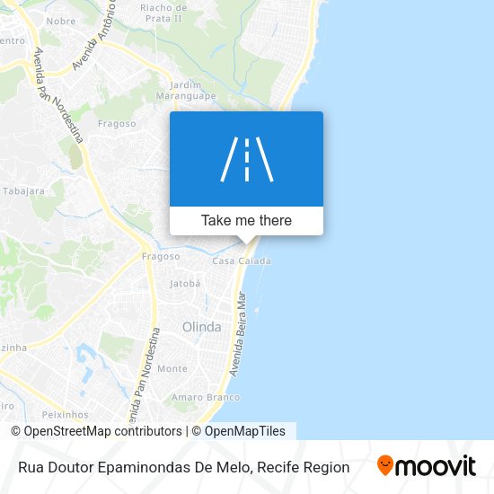Rua Doutor Epaminondas De Melo map