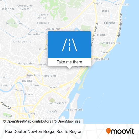 Rua Doutor Newton Braga map