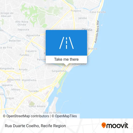 Rua Duarte Coelho map