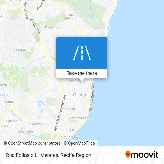 Rua Edilásio L. Mendes map