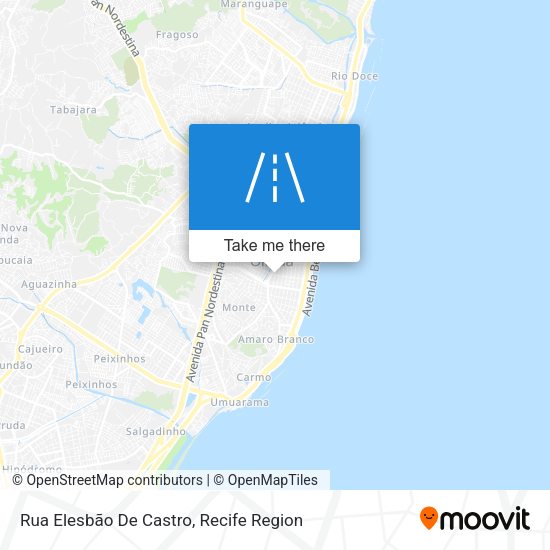 Rua Elesbão De Castro map