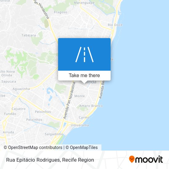 Rua Epitácio Rodrigues map