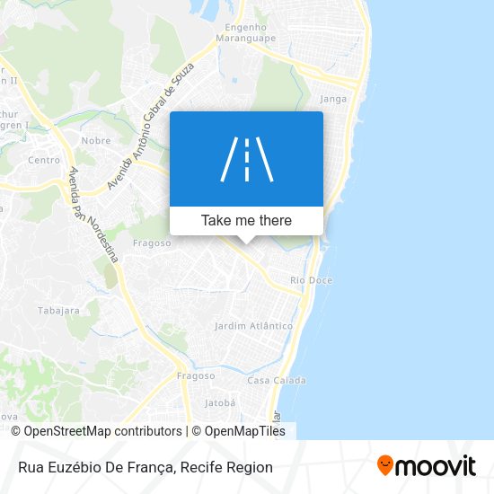 Rua Euzébio De França map