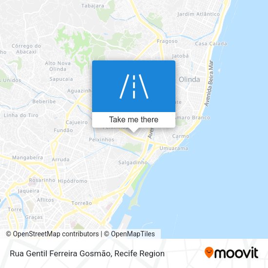 Rua Gentil Ferreira Gosmão map