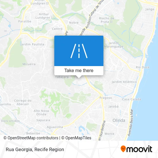Rua Georgia map