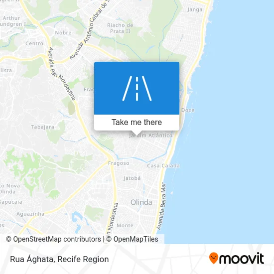 Rua Ághata map