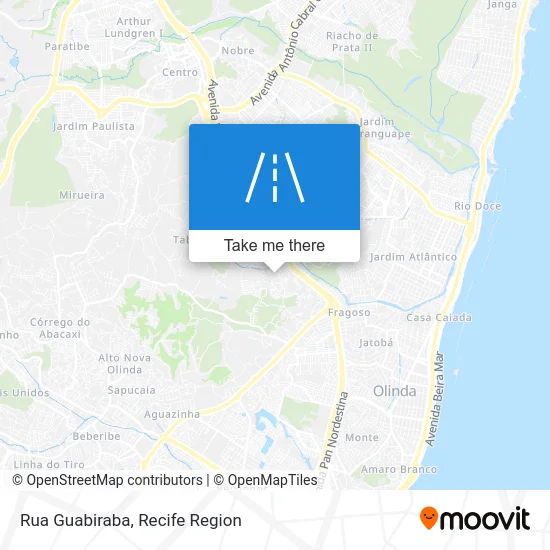 Rua Guabiraba map