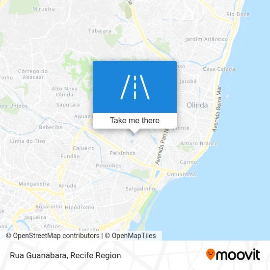 Rua Guanabara map