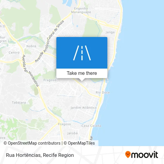 Rua Hortências map