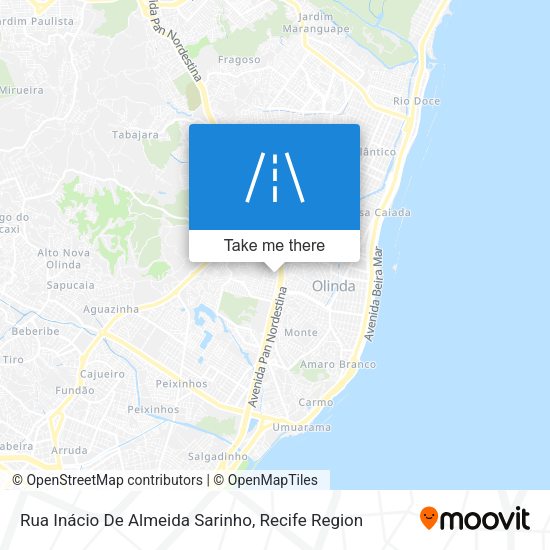 Rua Inácio De Almeida Sarinho map