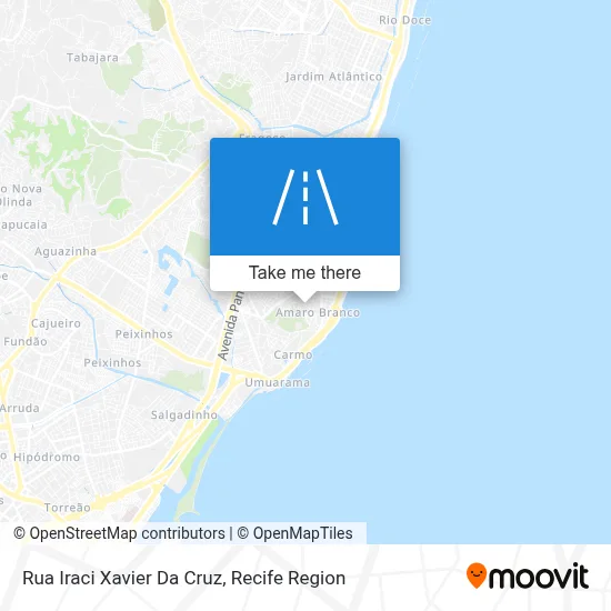 Rua Iraci Xavier Da Cruz map