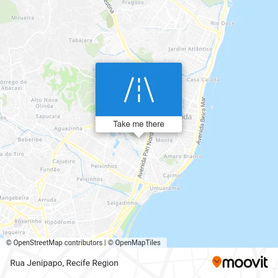 Rua Jenipapo map