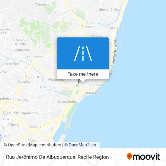 Rua Jerônimo De Albuquerque map