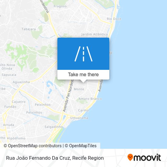 Rua João Fernando Da Cruz map