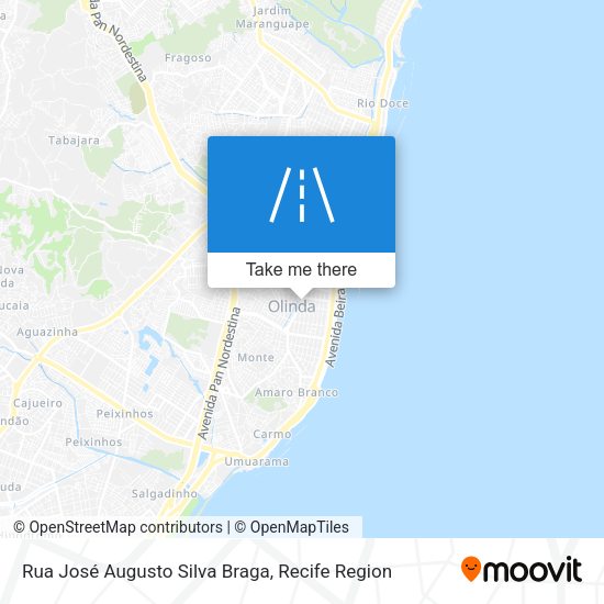 Rua José Augusto Silva Braga map