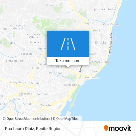 Rua Lauro Diniz map