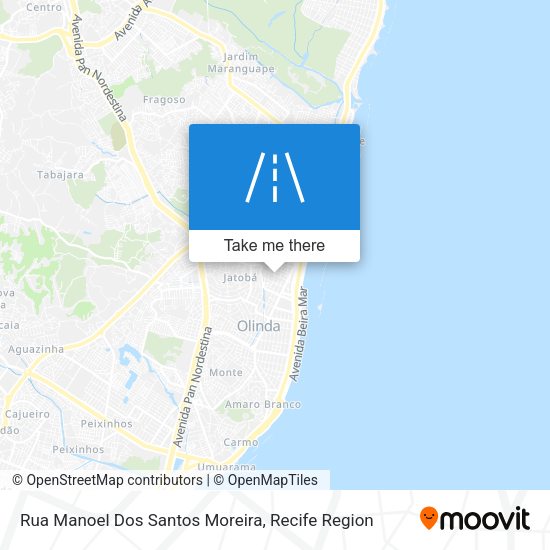 Rua Manoel Dos Santos Moreira map