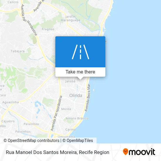 Rua Manoel Dos Santos Moreira map