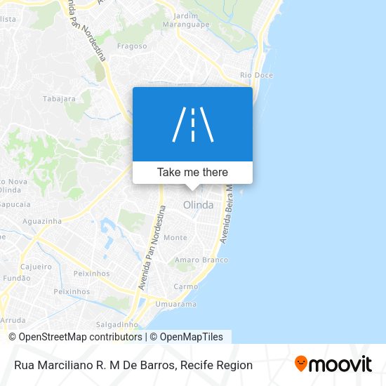 Rua Marciliano R. M De Barros map