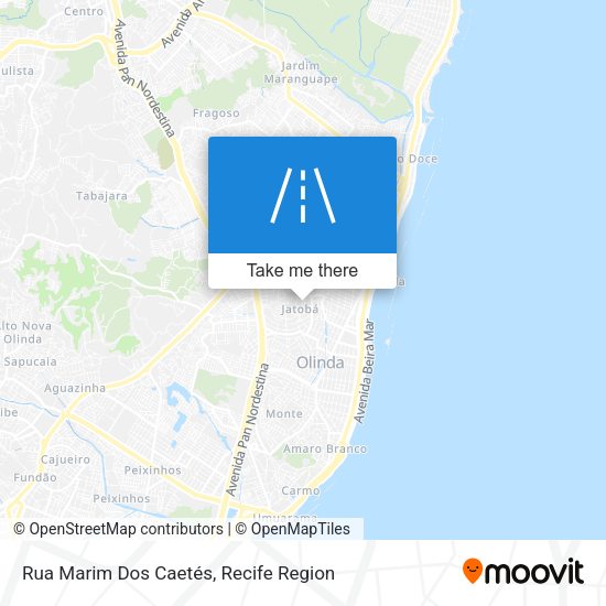 Rua Marim Dos Caetés map