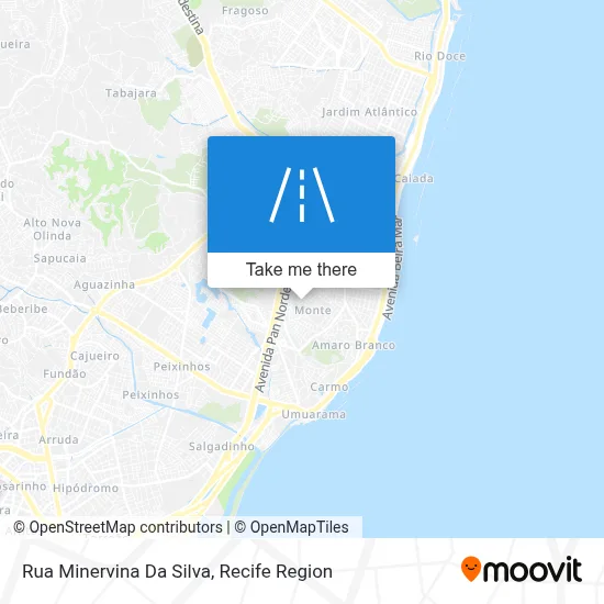 Rua Minervina Da Silva map