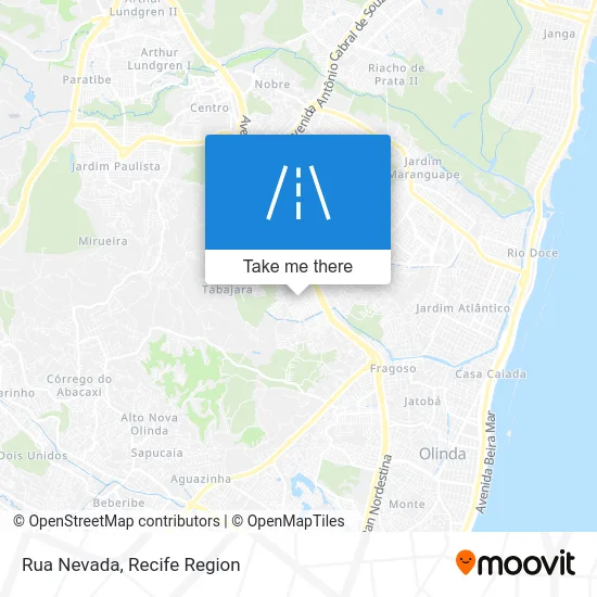 Rua Nevada map