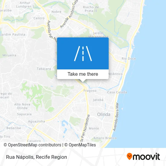 Rua Nápolis map