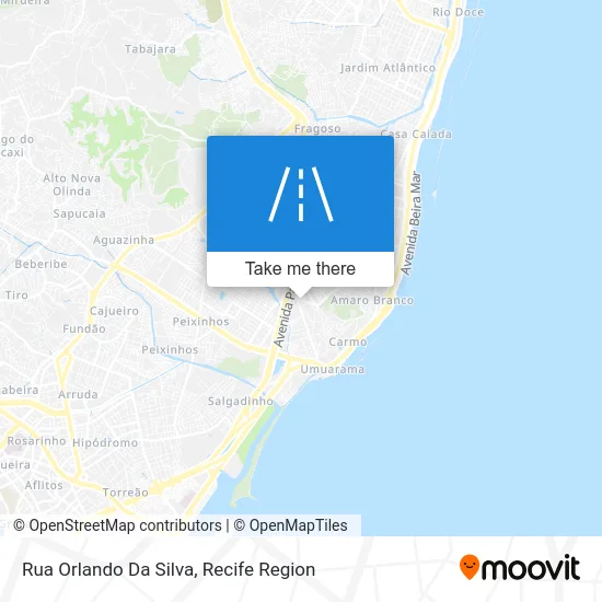 Rua Orlando Da Silva map