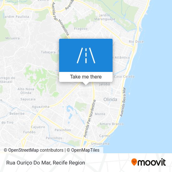 Rua Ouriço Do Mar map