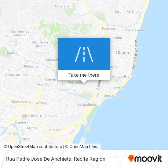 Rua Padre José De Anchieta map
