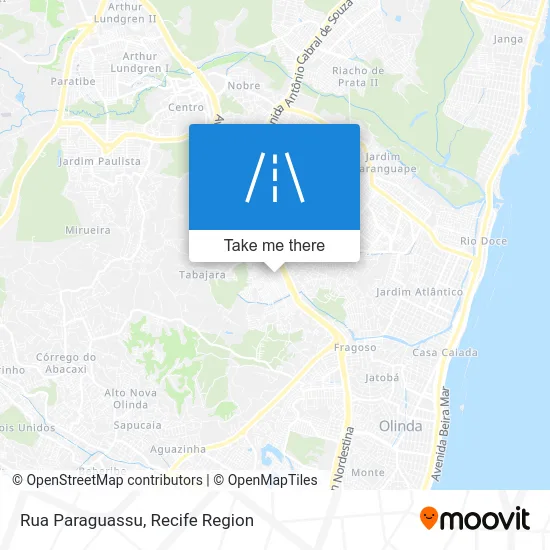 Rua Paraguassu map