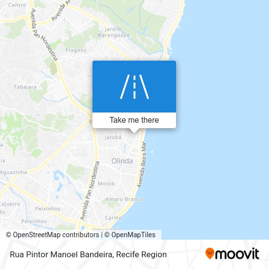 Rua Pintor Manoel Bandeira map
