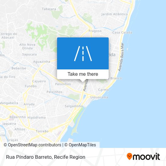 Rua Píndaro Barreto map