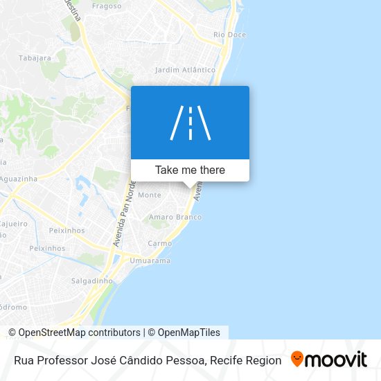 Rua Professor José Cândido Pessoa map