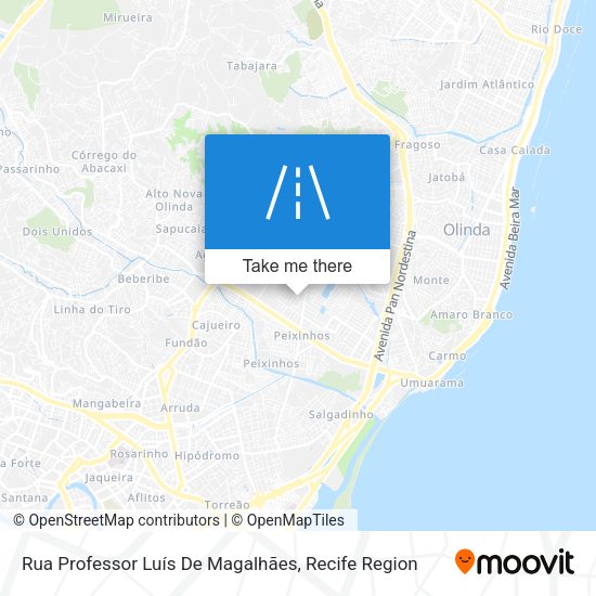 Rua Professor Luís De Magalhães map