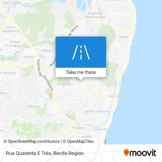 Rua Quarenta E Três map