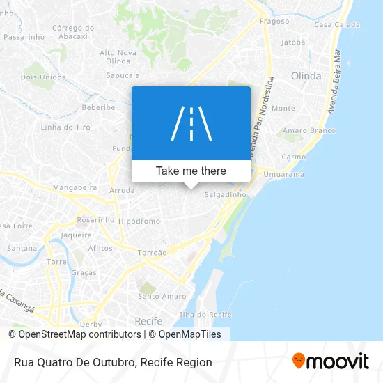 Rua Quatro De Outubro map